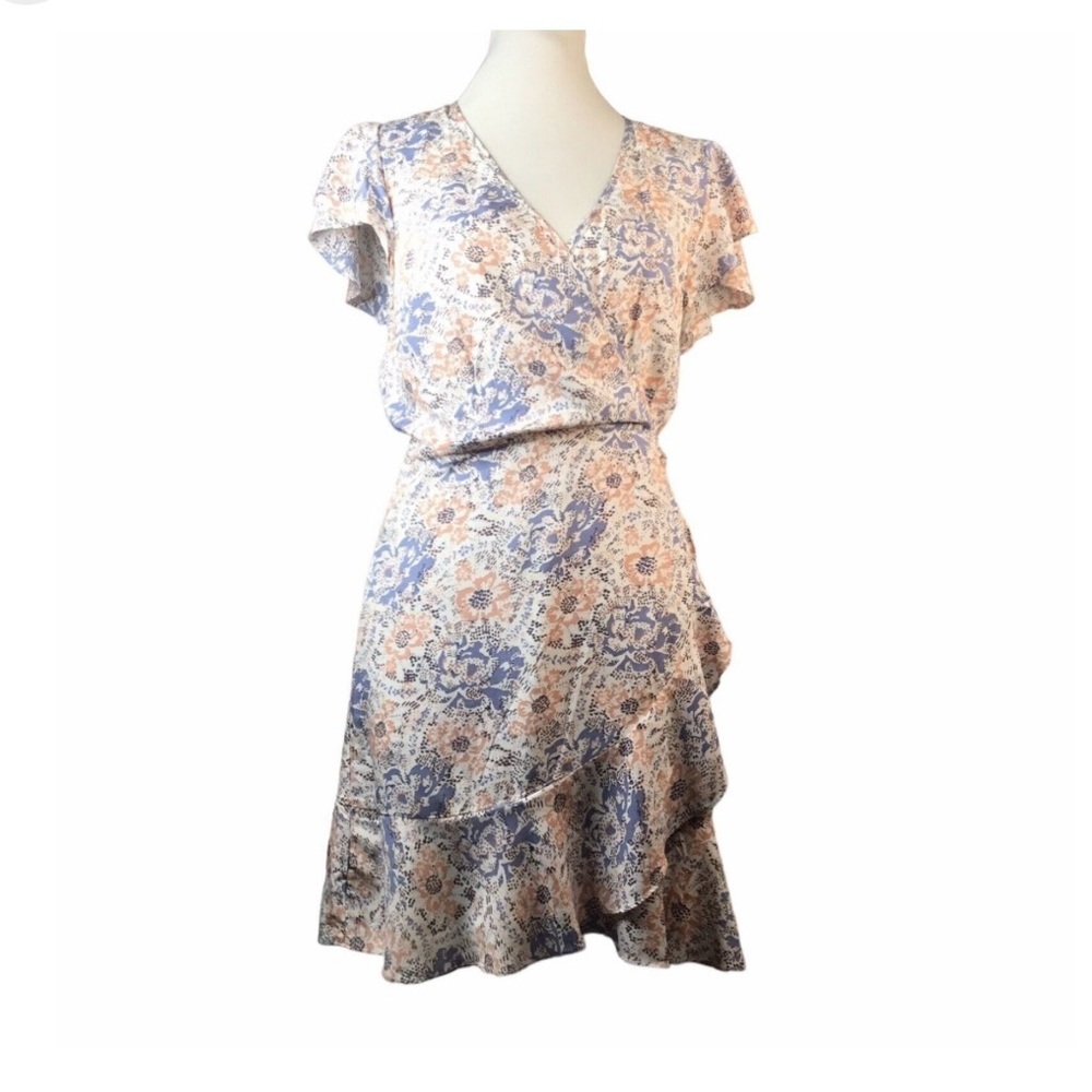 Abercrombie wrap mini dress - size L tall